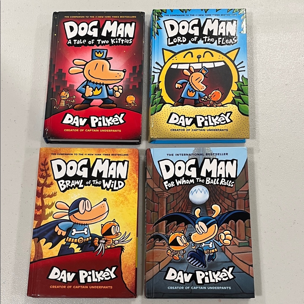 4 Dog Man Books